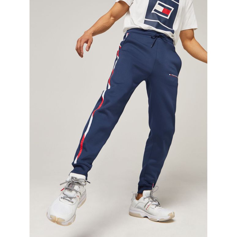 tommy hilfiger tri tape track pants