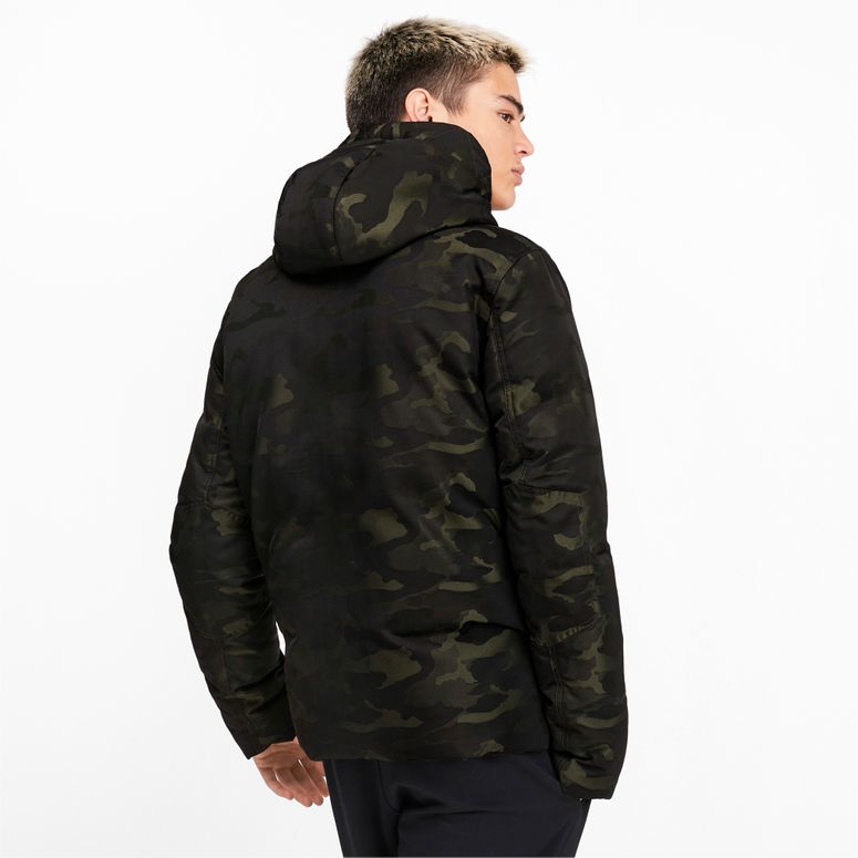 puma camo down jacket