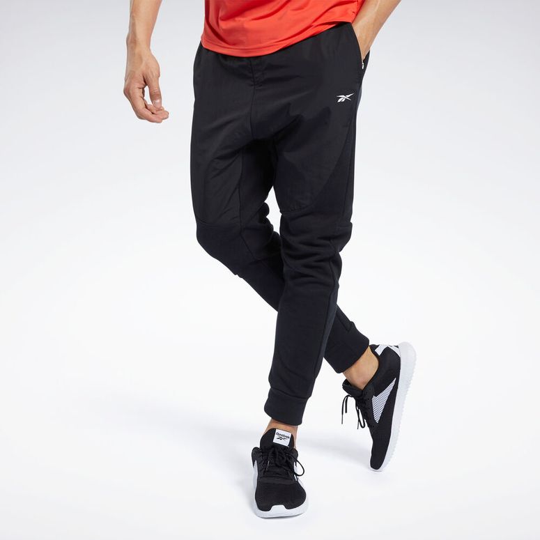 Брюки Reebok TS Knit-Woven Jogge BLACK 