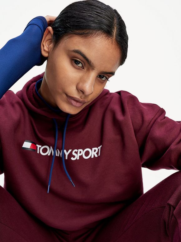 Джемпер Tommy Hilfiger CROPPED HOODY LOGO жіночий - 4