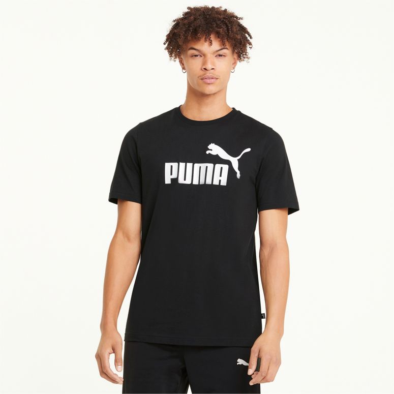 Футболка Puma ESS LOGO TEE  BLACK - 1