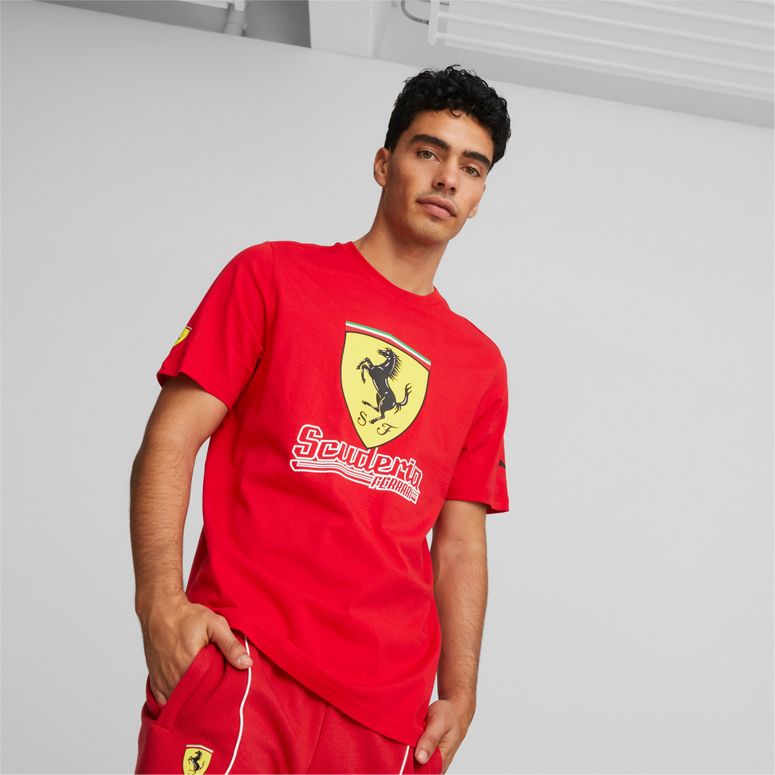 Футболка Puma FERRARI RACE BIG SHIELD TEE HERITAGE - 3