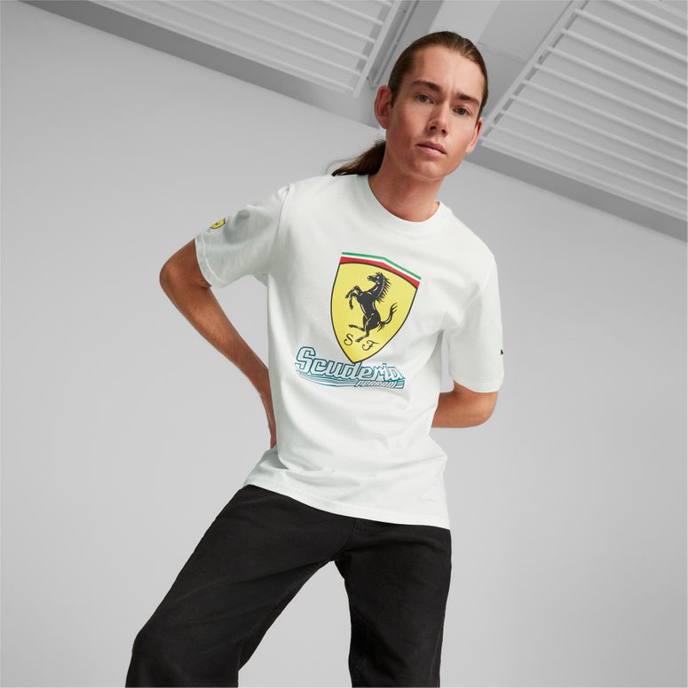 Футболка Puma FERRARI RACE BIG SHIELD TEE HERITAGE - 3