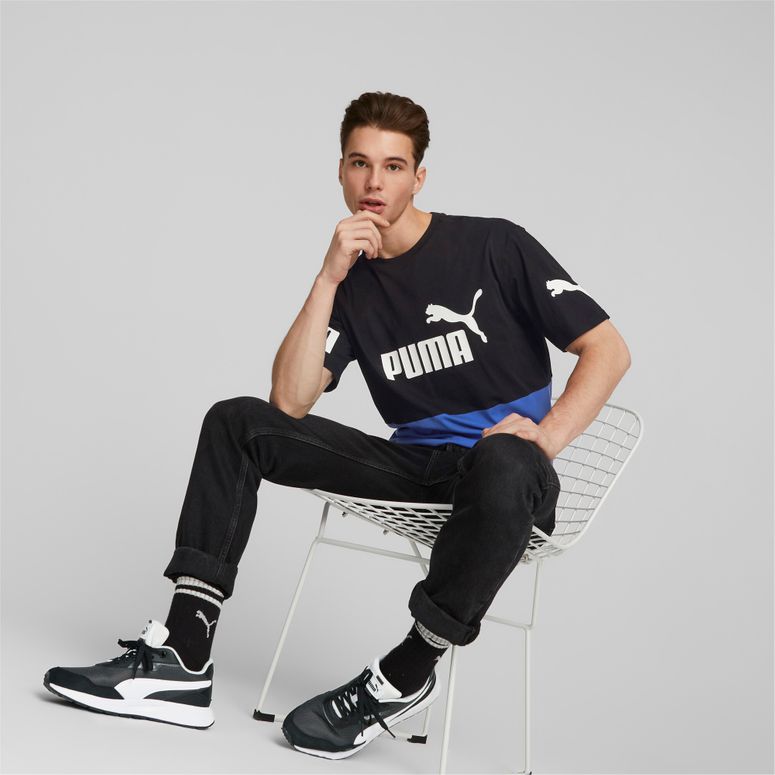 Футболка Puma PUMA POWER COLORBLOCK TEE - 4