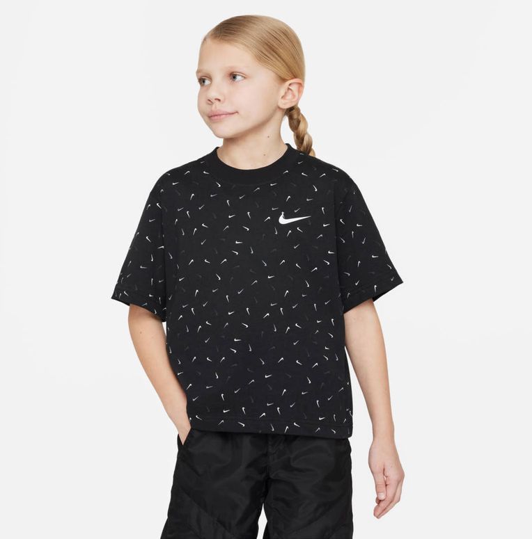 Футболка Nike G NK NSW TEE BOXY SWOOSH AOP - 1