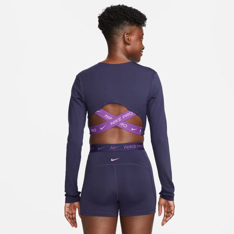 Футболка Nike W NP DF CROP LS FEMME - 2