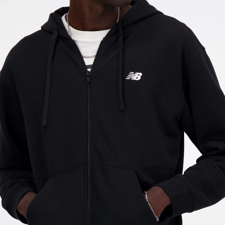 Джемпер New Balance NB Stacked Logo FZ Hoodie чоловічий - 4