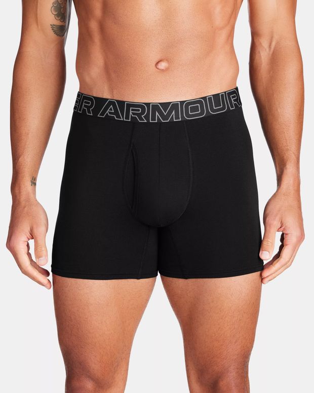 Труси UNDER ARMOUR UUSHJ09M Underwear Boxers UA PERFORMANCE COTTON - SOLID 6" 3PK  чоловічі - 1