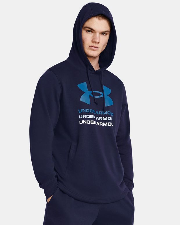 Джемпер UNDER ARMOUR UA RIVAL TERRY GRAPHIC HOOD - 1