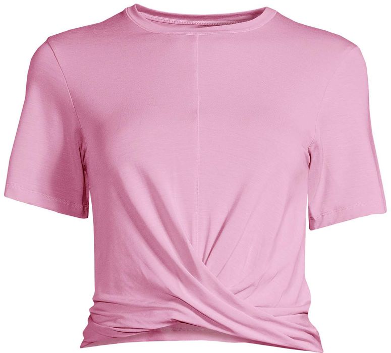 Футболка Casall DELIGHT SHORT WRAP TEE ORCHID PINK,34 - 3