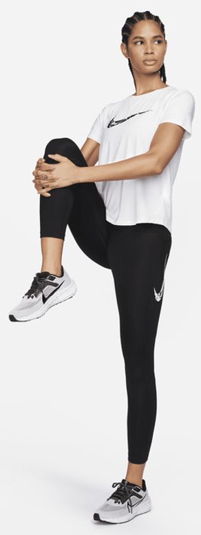Футболка Nike W NK ONE SWSH HBR DF SS TOP жіноча - 4