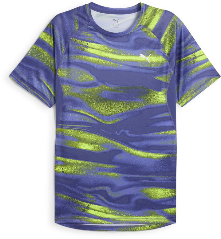 Футболка Puma M RUN VELOCITY AOP TEE (POLY) мужская - 1