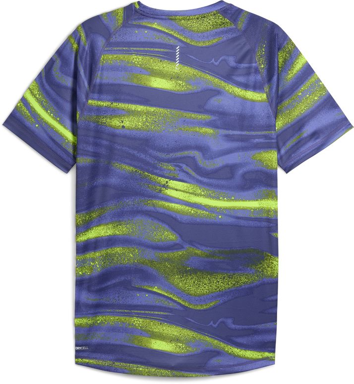 Футболка Puma M RUN VELOCITY AOP TEE (POLY) мужская - 2