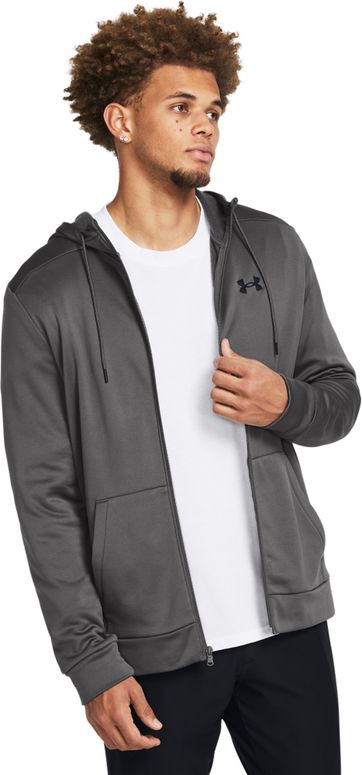 Джемпер UNDER ARMOUR UA ARMOUR FLEECE FZ HOODIE мужской - 1