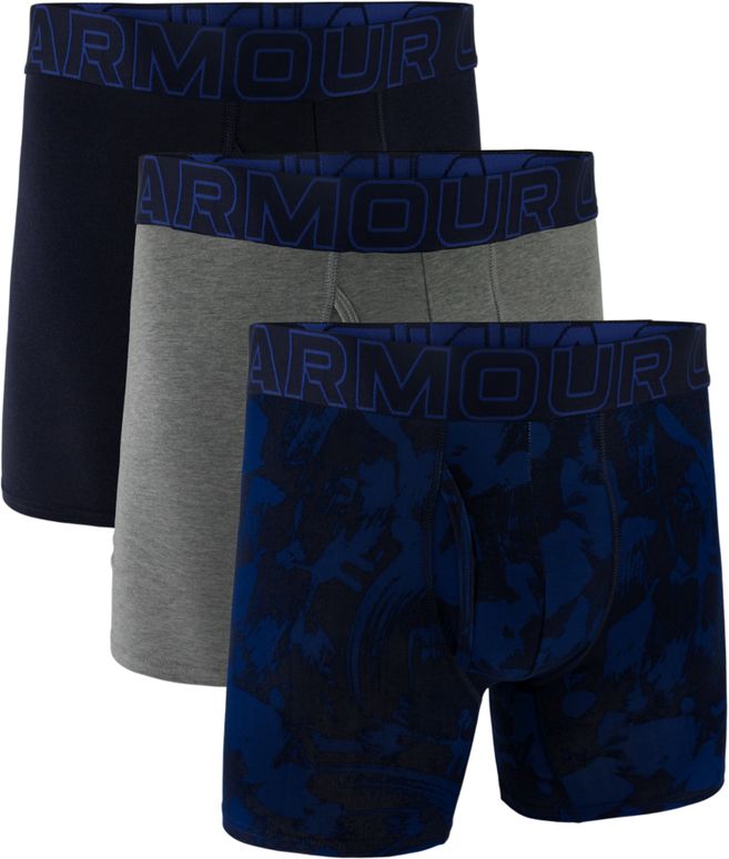 Труси UNDER ARMOUR UA PERFORMANCE COTTON - PRINT 6" 3PK 448987 чоловічі - 3