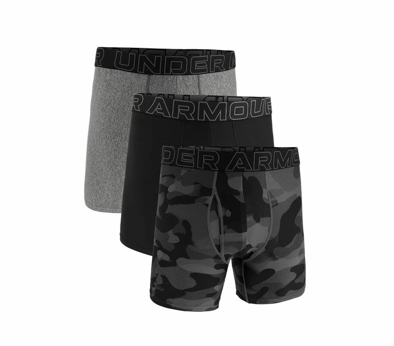 Труси UNDER ARMOUR UUSHJ19M Underwear Boxers UA PERFORMANCE TECH - PRINT 6" 3PK  чоловічі - 1