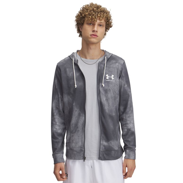 Джемпер UNDER ARMOUR UA Rival Terry AOP FZ Q1 мужской - 1