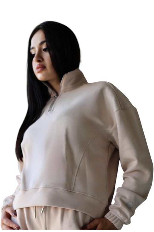 Джемпер BAVOVNA ESS HALF ZIP FT жіночий - 1
