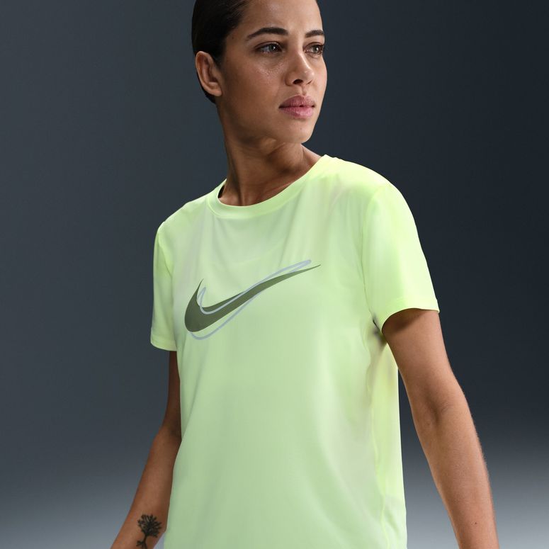 Футболка Nike W NK ONE SWSH HBR DF SS TOP жіноча - 9