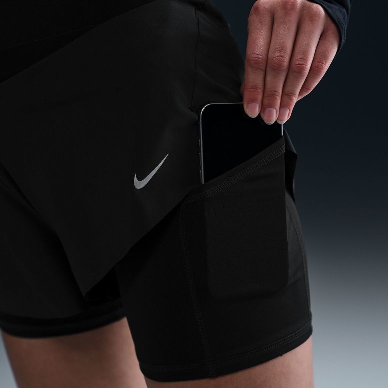 Шорты Nike W NK SWIFT DF MR 2N1 SHRT женские - 14