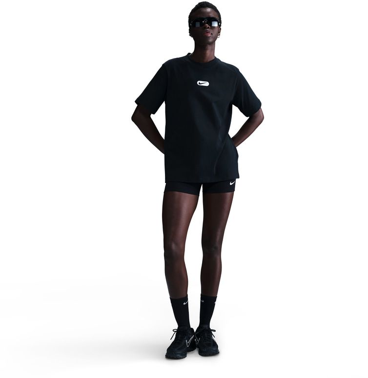 Футболка Nike W NSW CLUB SS TEE OC SWOOSH женская - 2