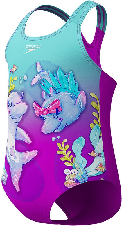 Купальник Speedo PLMT PT 1 PC IF BLUE для дівчинки - 2