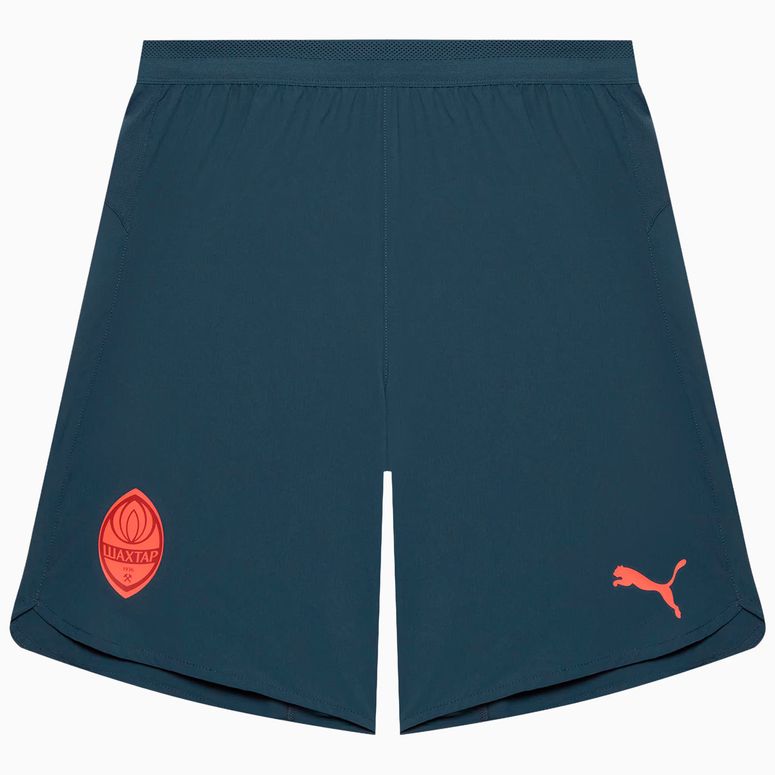 Шорти Puma FCSD Shorts Promo Gray Skies-Neon Sun чоловічі - 1