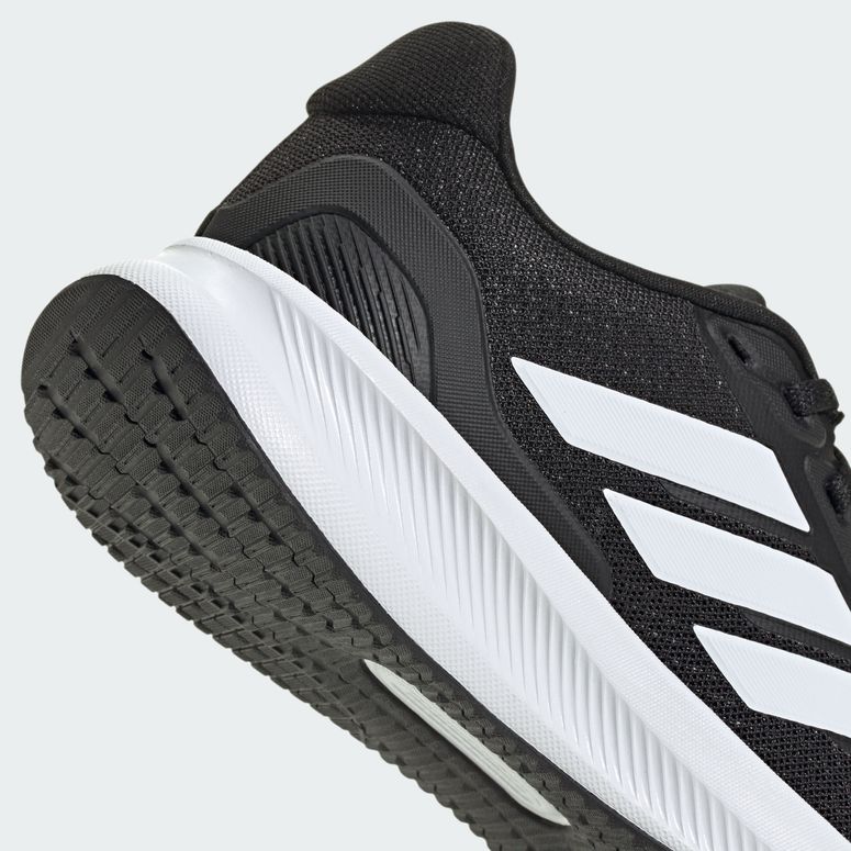 Кроссовки Adidas RUNFALCON 5 J CBLACK/FTWWHT/CBLACK детские - 9