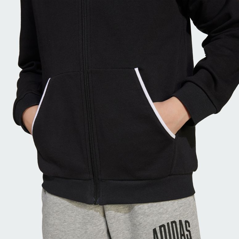 Джемпер Adidas J CLGT FT FZ детский - 6