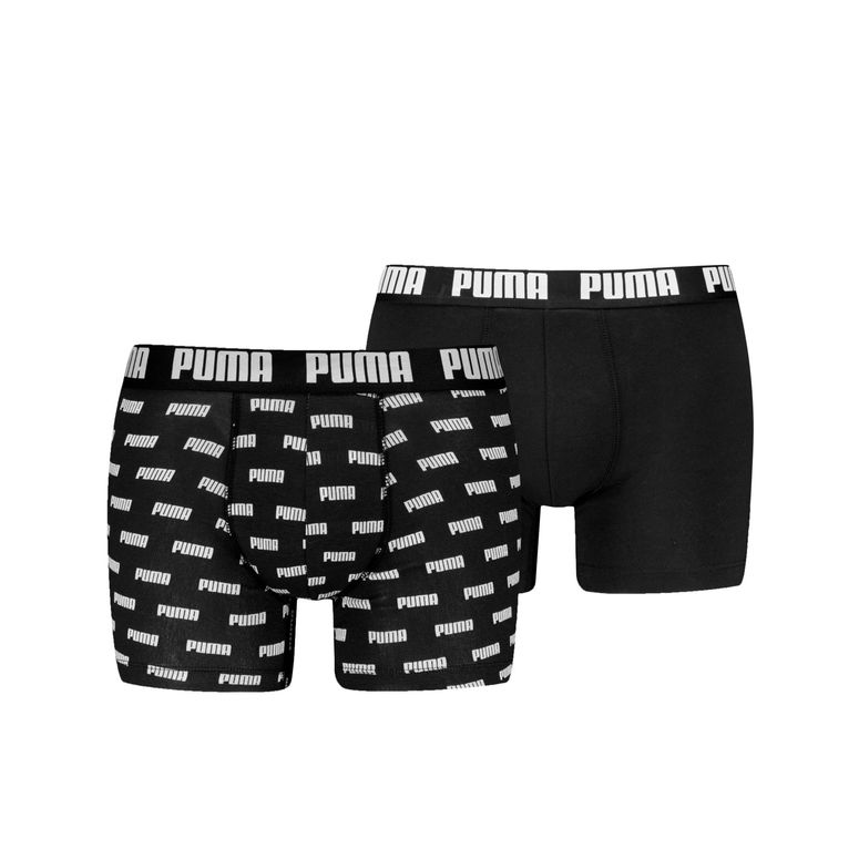 Трусы Puma PUMA MEN EVERYDAY LOGO PRINT BOXERS 2P мужские - 1