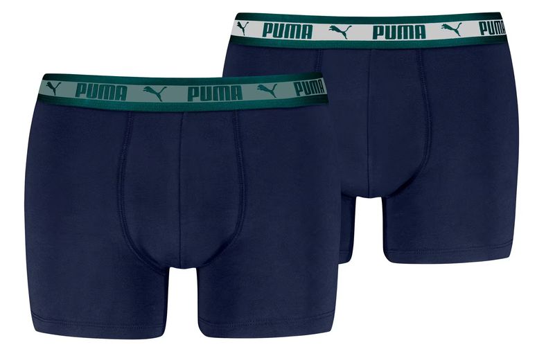 Трусы Puma PUMA MEN CHROMATIC WAISTBAND BOXERS 2P мужские - 1