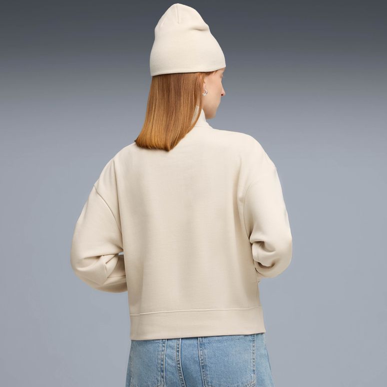 Джемпер Puma PUMA CLASS Comfort Half-Zip Short Crew FL женский - 2