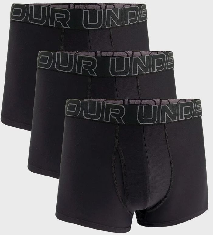 Труси UNDER ARMOUR UUSHJ03M Underwear Boxers UA PERFORMANCE TECH - SOLID 3" 3PK  чоловічі - 1