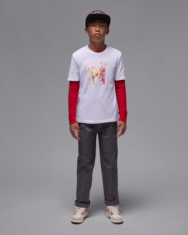 Футболка Jordan MJ FLT GOAT SS CREW детская - 6