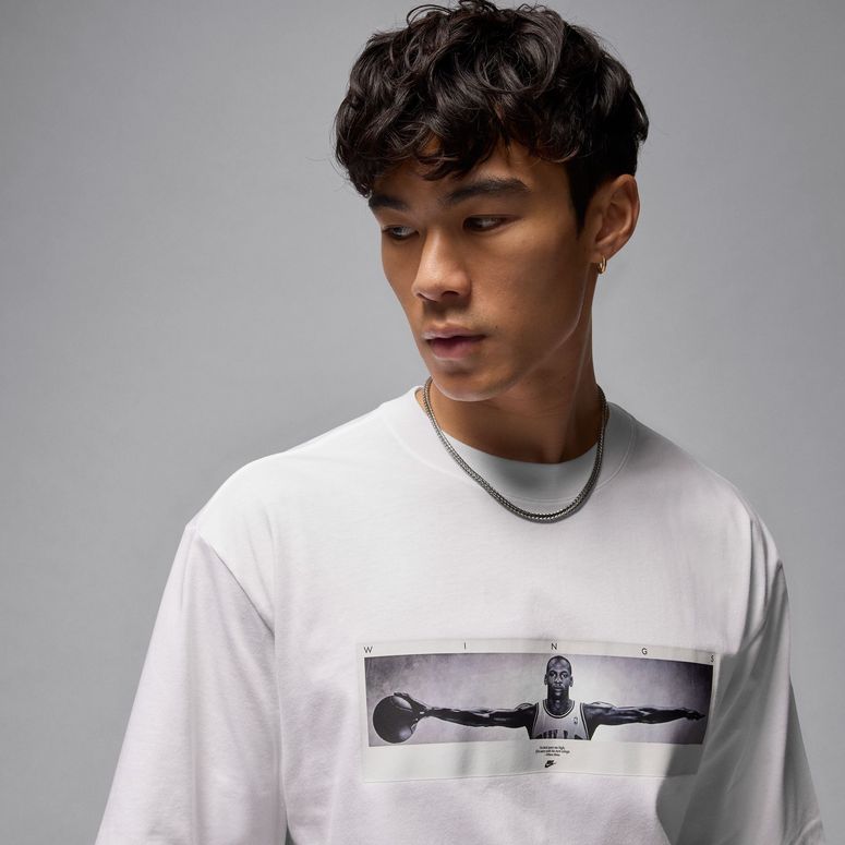 Футболка Jordan M J NC WINGS PHOTO SS CREW мужская - 3