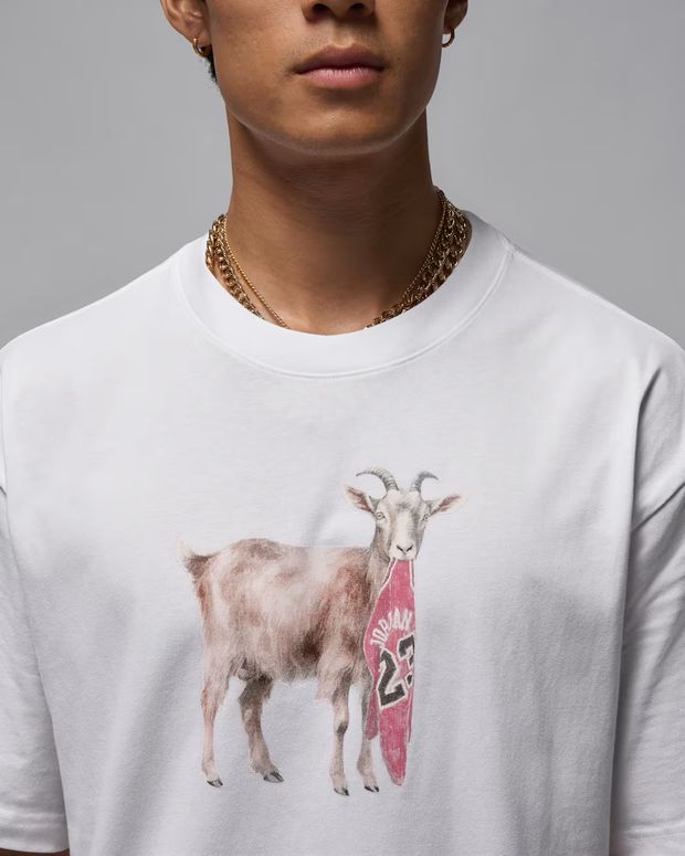 Футболка Jordan M J NC GOAT SS CREW чоловіча - 4