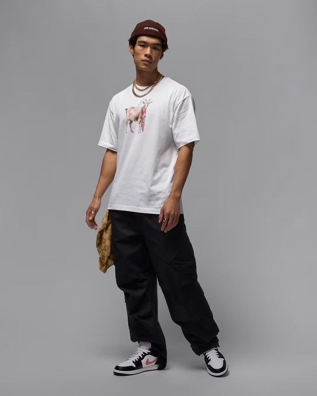 Футболка Jordan M J NC GOAT SS CREW чоловіча - 6