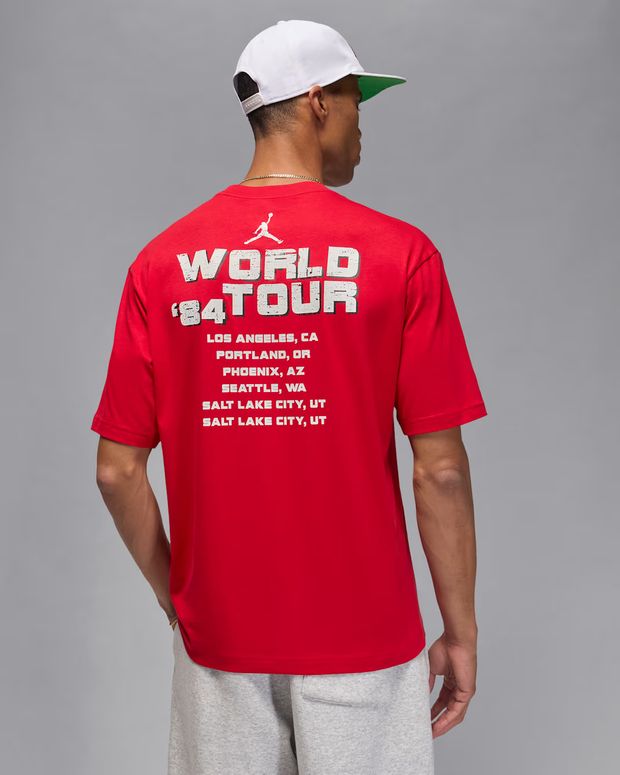 Футболка Jordan M J NC WORLD TOUR SS CREW мужская - 2