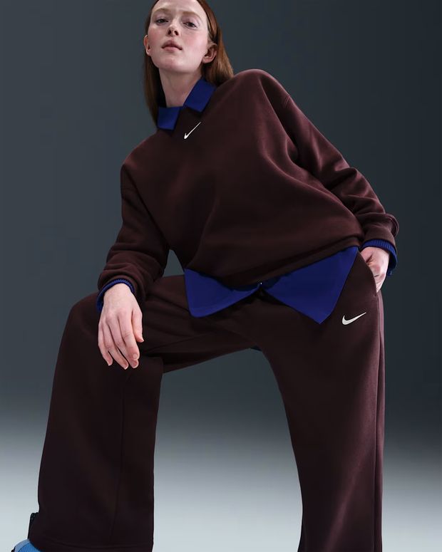 Брюки Nike W NSW PHNX FLC HR PANT WIDE 2 женские - 5