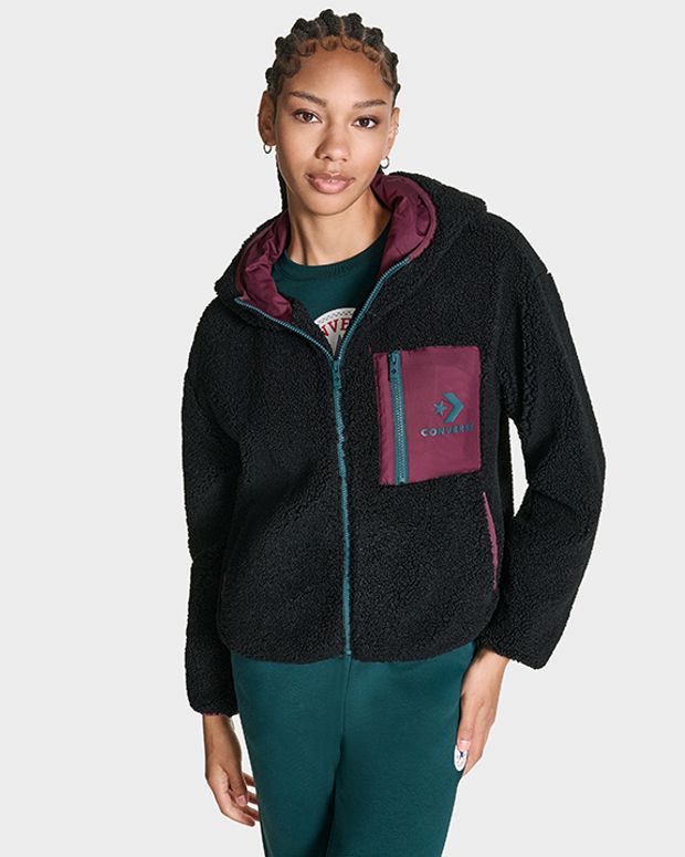 Куртка Converse STAR CHEVRON SHERPA жіноча - 2
