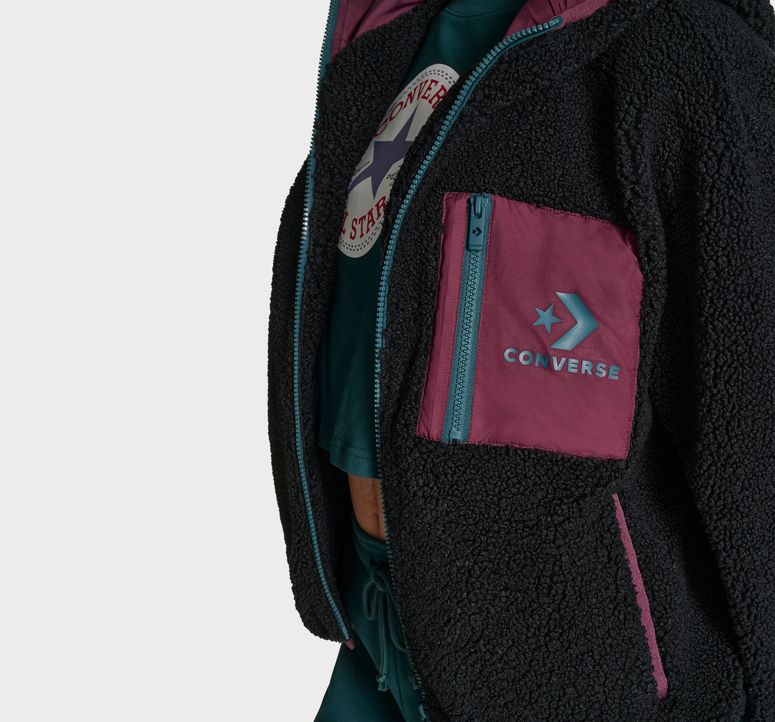 Куртка Converse STAR CHEVRON SHERPA жіноча - 5