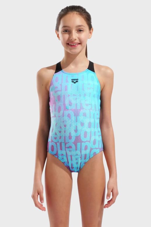 Купальник Arena MULTI COLOURS SWIMSUIT V BACK для дівчинки - 1