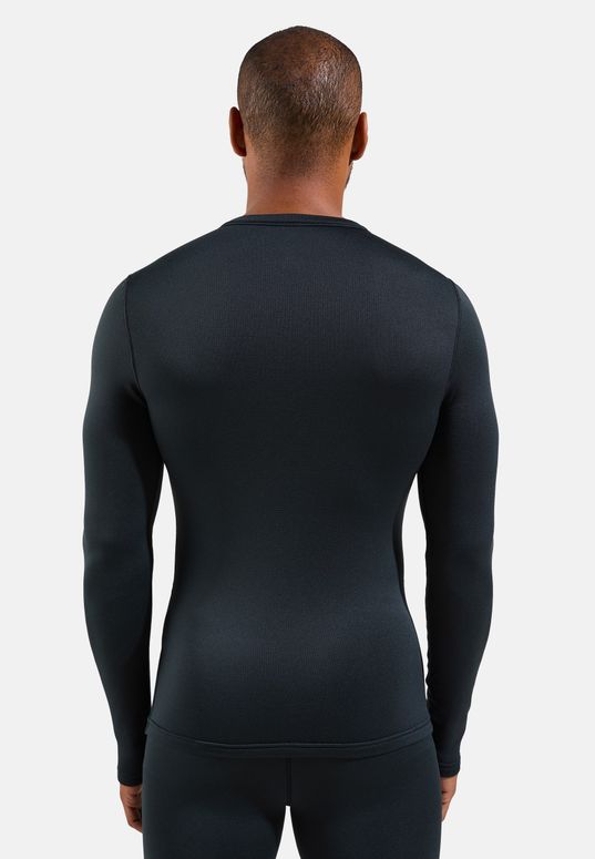 Термофутболка ODLO FUNDAMENTALS ACTIVE WARM BL TOP crew neck l/s мужская - 2