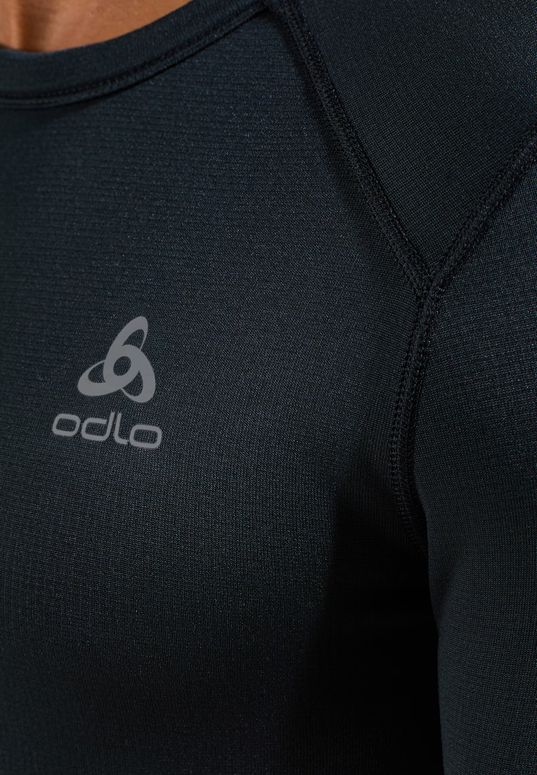 Термофутболка ODLO FUNDAMENTALS ACTIVE WARM BL TOP crew neck l/s мужская - 3