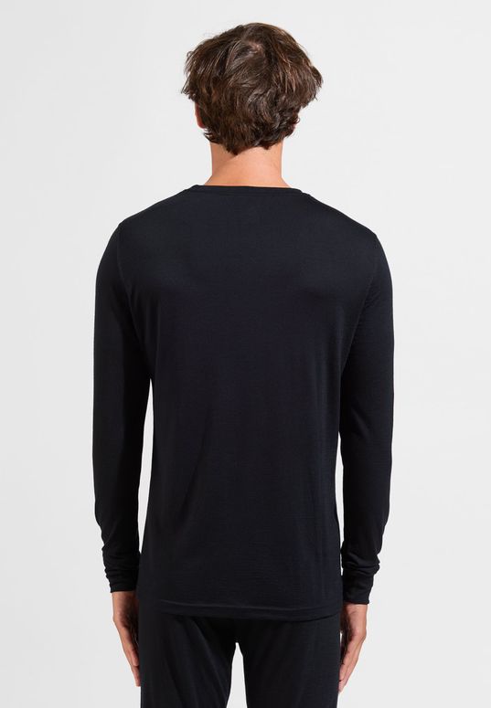 Термофутболка ODLO MERINO 200 BL TOP crew neck l/s мужская - 2