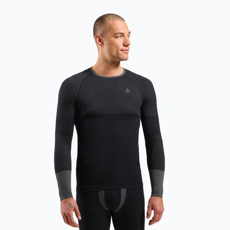 Термофутболка ODLO FUNDAMENTALS PERFORMANCE WARM BL TOP crew neck l/s мужская - 1