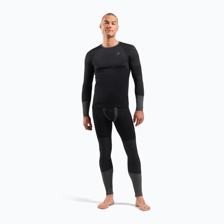 Термофутболка ODLO FUNDAMENTALS PERFORMANCE WARM BL TOP crew neck l/s мужская - 4