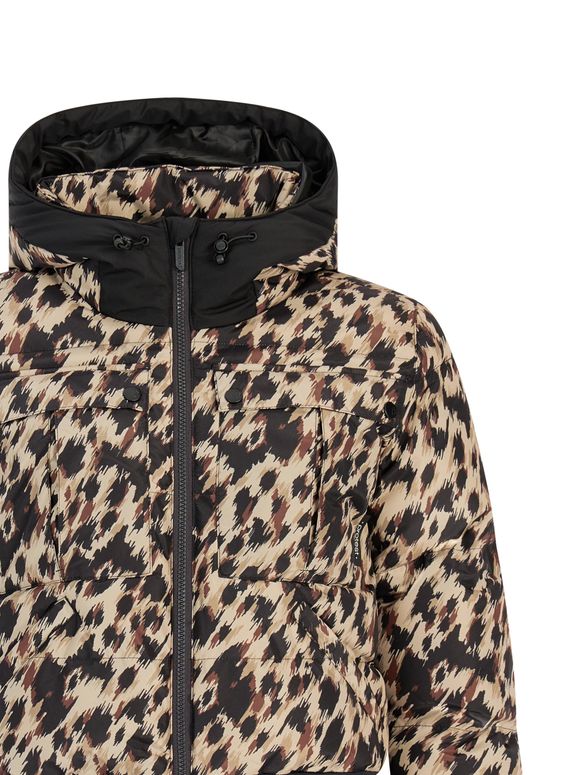 Куртка Protest Jetta Leopard puffer ski jacket жіноча - 9