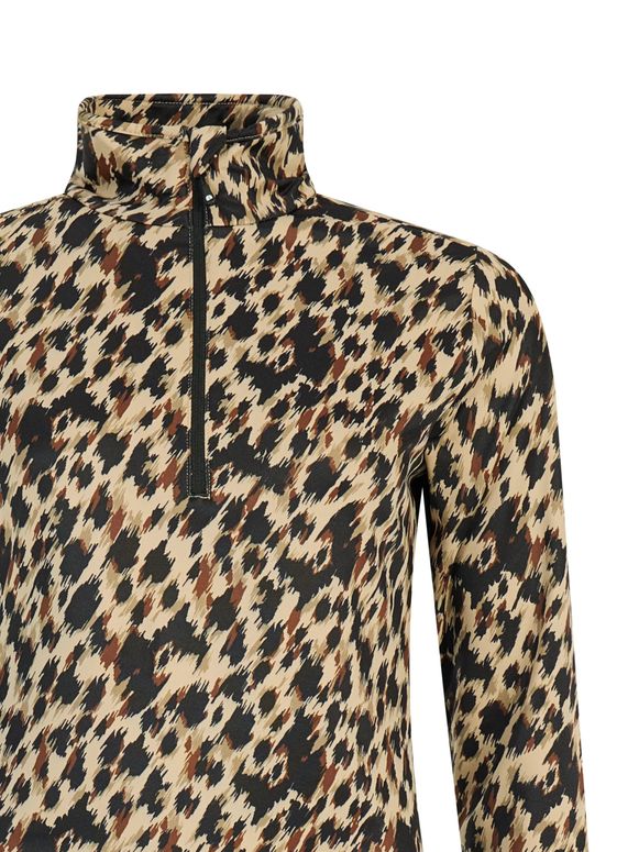 Джемпер Protest Vessy Leopard mid layer женский - 10
