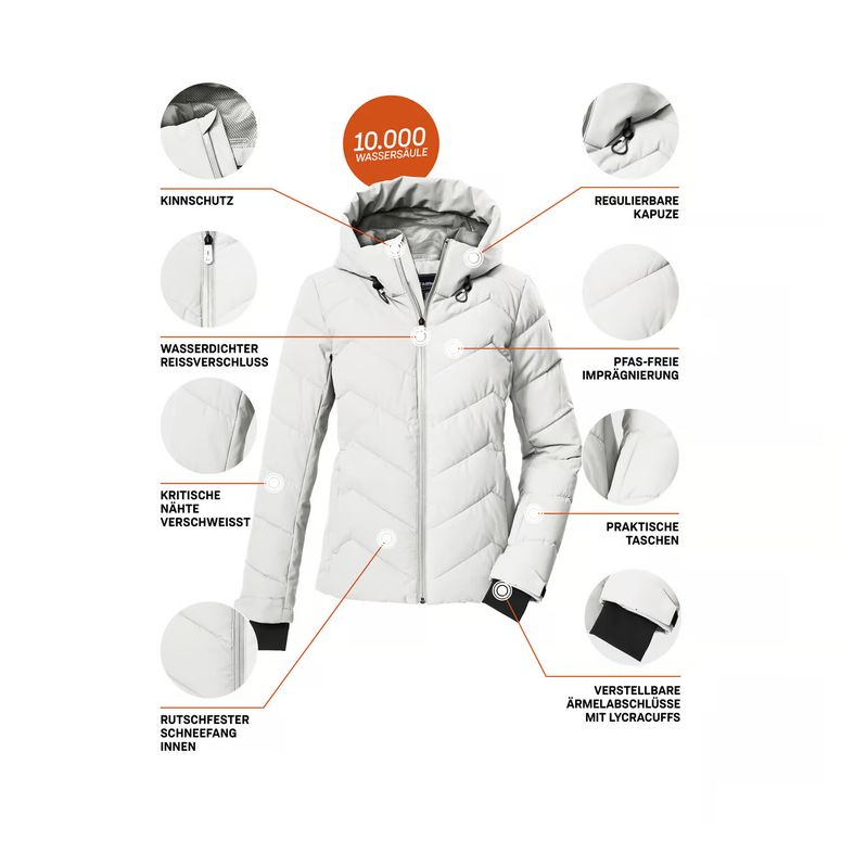 Куртка KILLTEC KSW 31 WMN SKI QLTD JCKT жіноча - 5